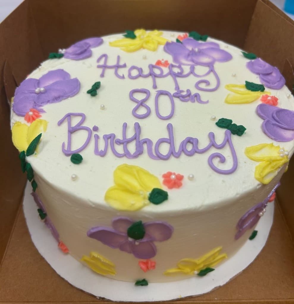 Kay & Rose signature petal cake